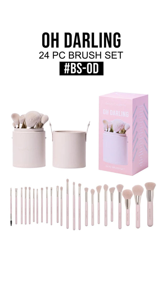 Beauty Creations Oh Darling 24 Pc Brush Set